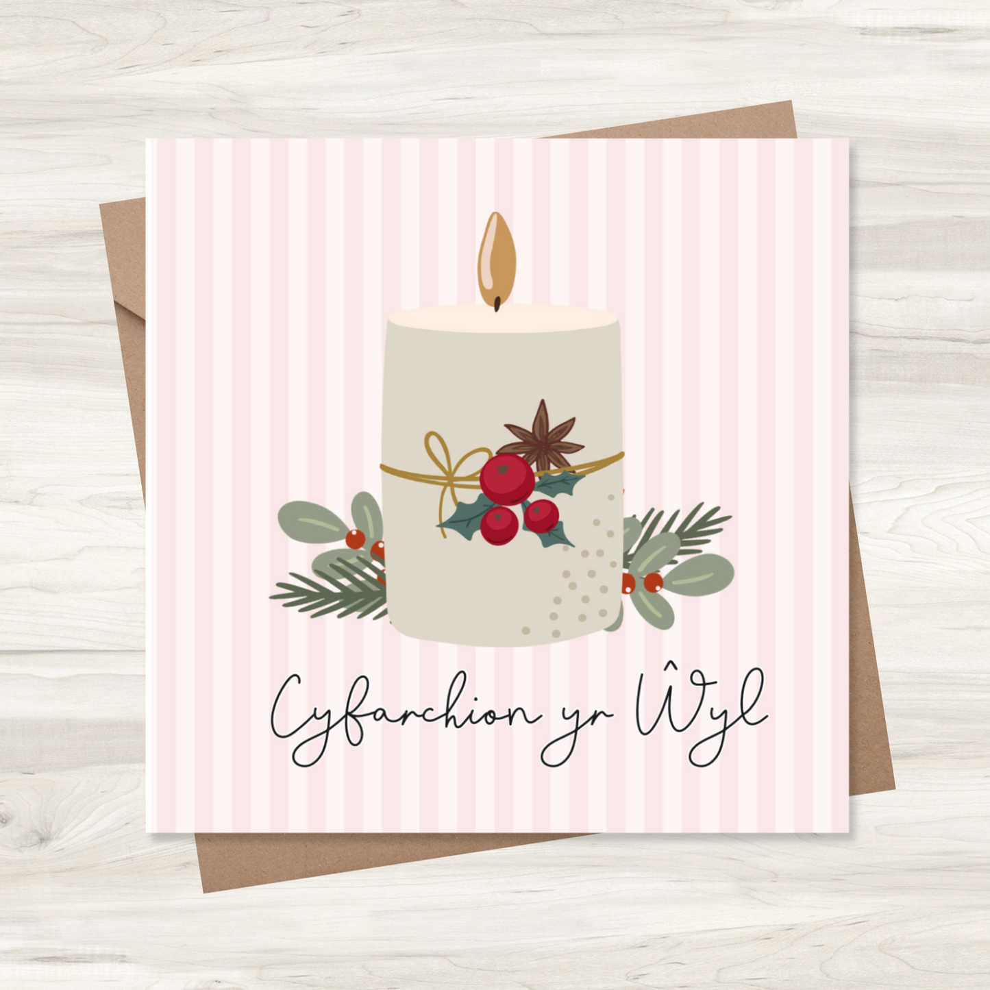 Carden Nadolig ~  'Cyfarchion yr Ŵyl'