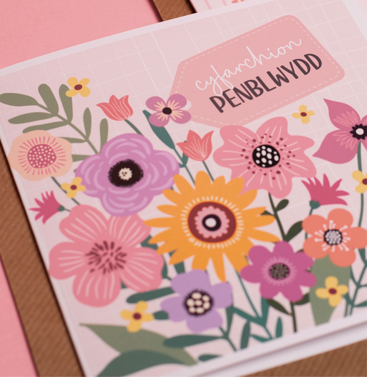 Carden ’Cyfarchion Penblwydd’