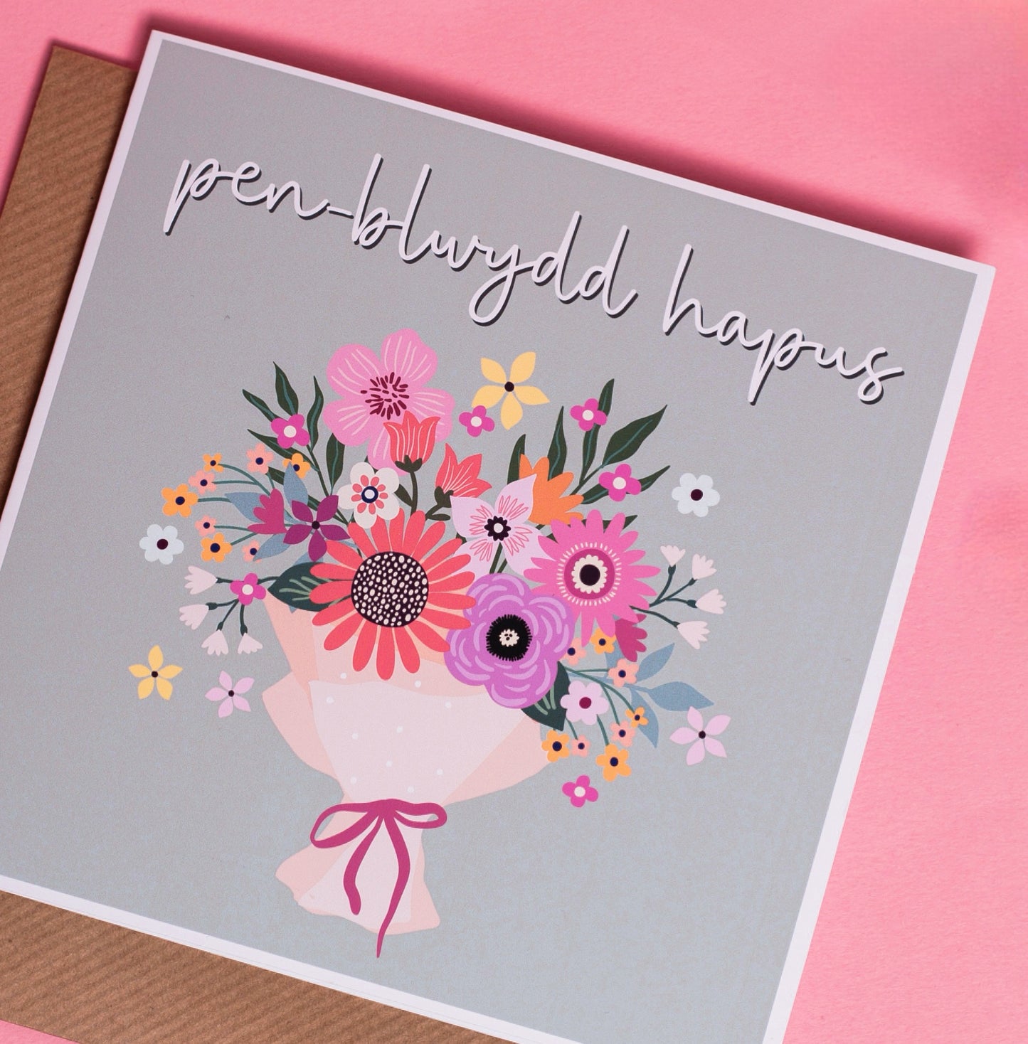 Carden 'Penblwydd Hapus’