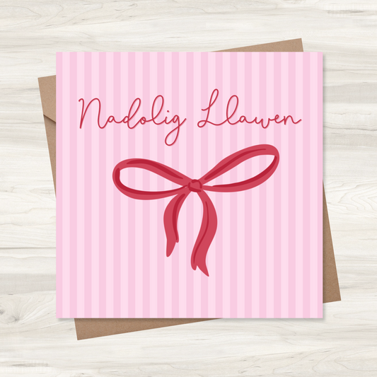 Carden Nadolig ~  'Nadolig Llawen'