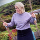 Siwmper 'Nadolig Llawen' Plu Eira (OEDOLYN)