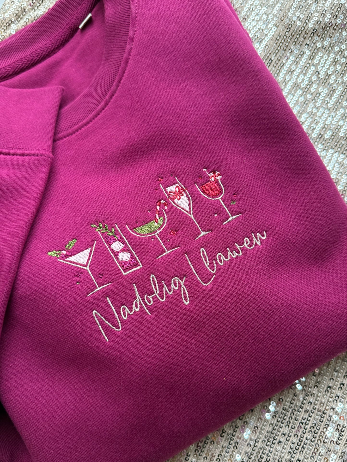 Siwmper 'Nadolig Llawen' (0edolyn)