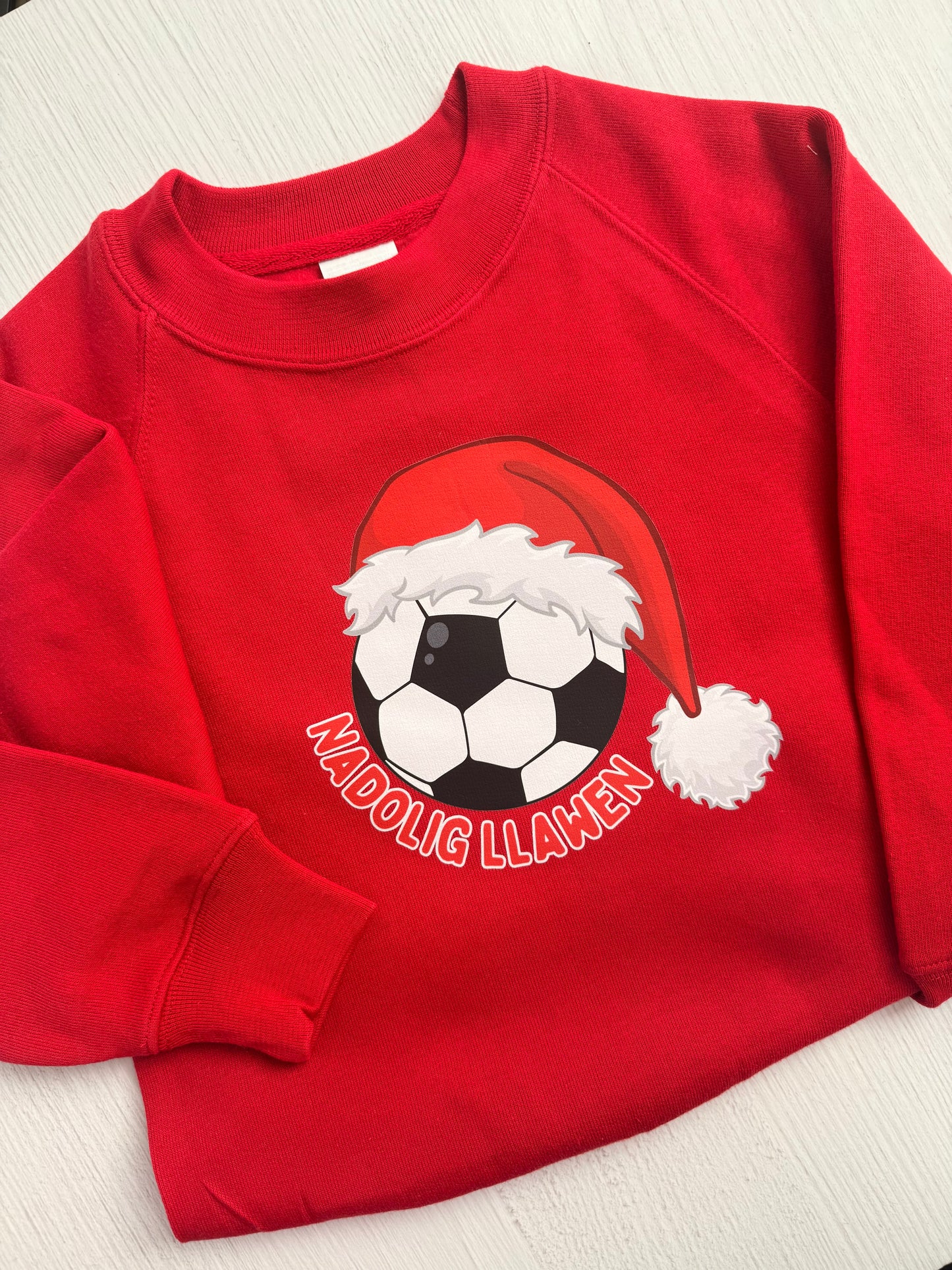 Siwmper Nadolig - Pel Droed⚽️🎅🏻