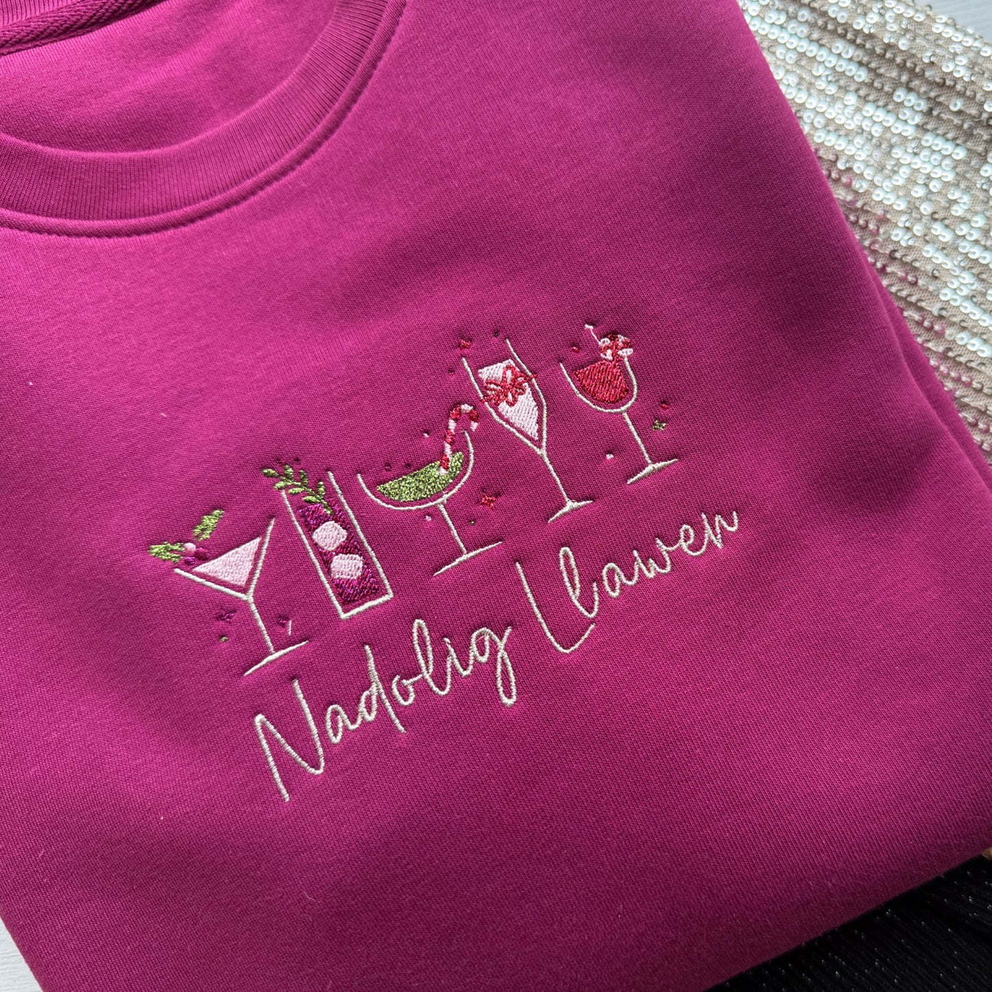 Siwmper 'Nadolig Llawen' (0edolyn)