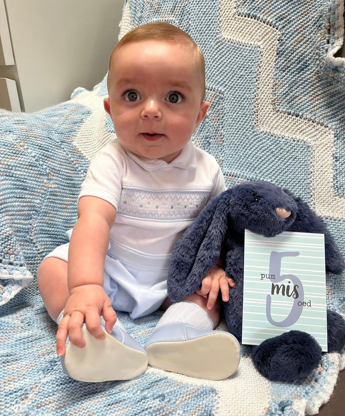 Cardiau Cerrig Milltir Babi (Bechgyn)