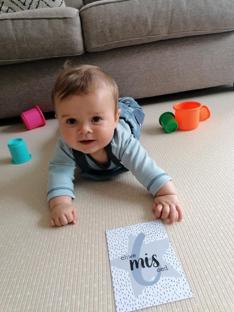 Cardiau Cerrig Milltir Babi (Bechgyn)