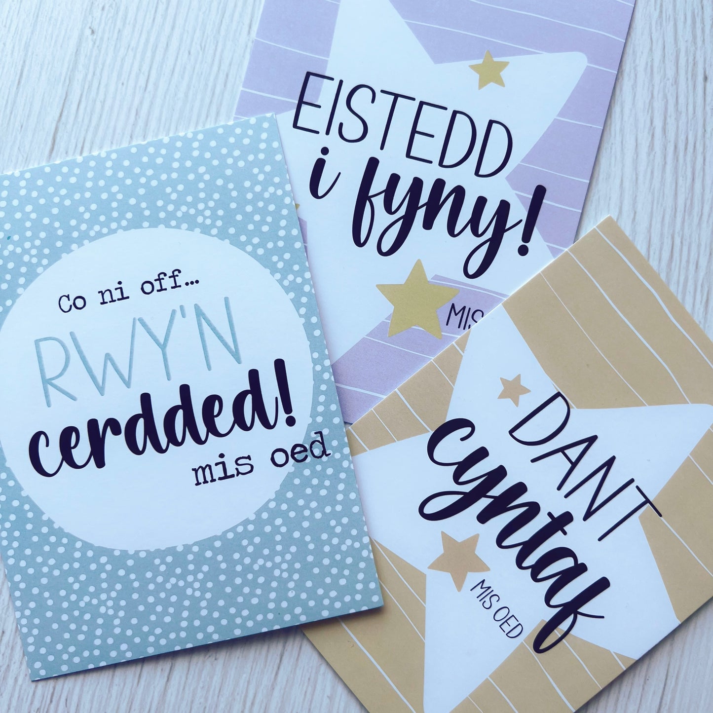 Cardiau Cerrig Milltir Babi (Bechgyn)